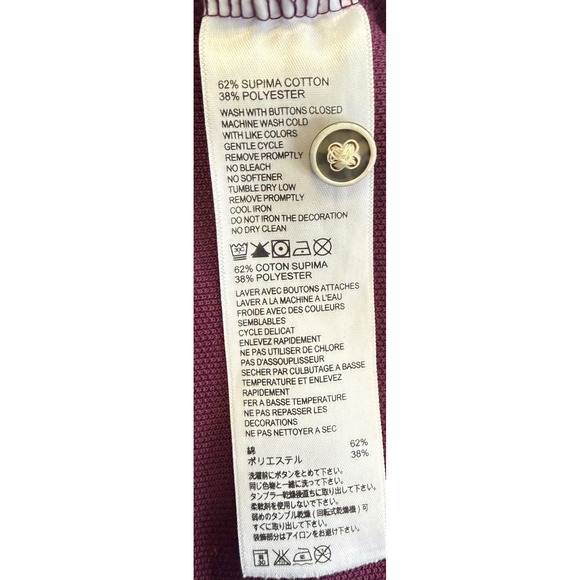 Tommy Bahama Emfielder Polo Shirt Mens XL Purple Supima Cotton Blend Marlin Logo - Picture 4 of 4